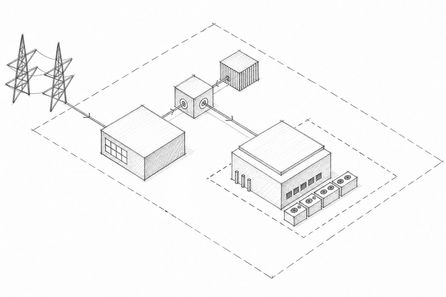 Diagram of a Google data center